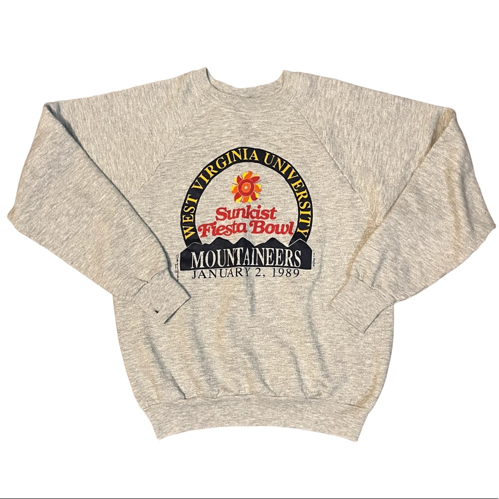 Vintage West Virginia University Mountaineers Sunkist Fiesta Bowl crewneck